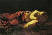 Orazio Gentileschi Jesus endormi sur la croix France oil painting artist